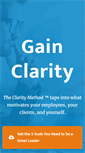 Mobile Screenshot of claritymethod.com